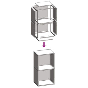 Ράφι Καυσόξυλων Μαύρο 40x30x75 εκ. Χάλυβας ψυχρής έλασης