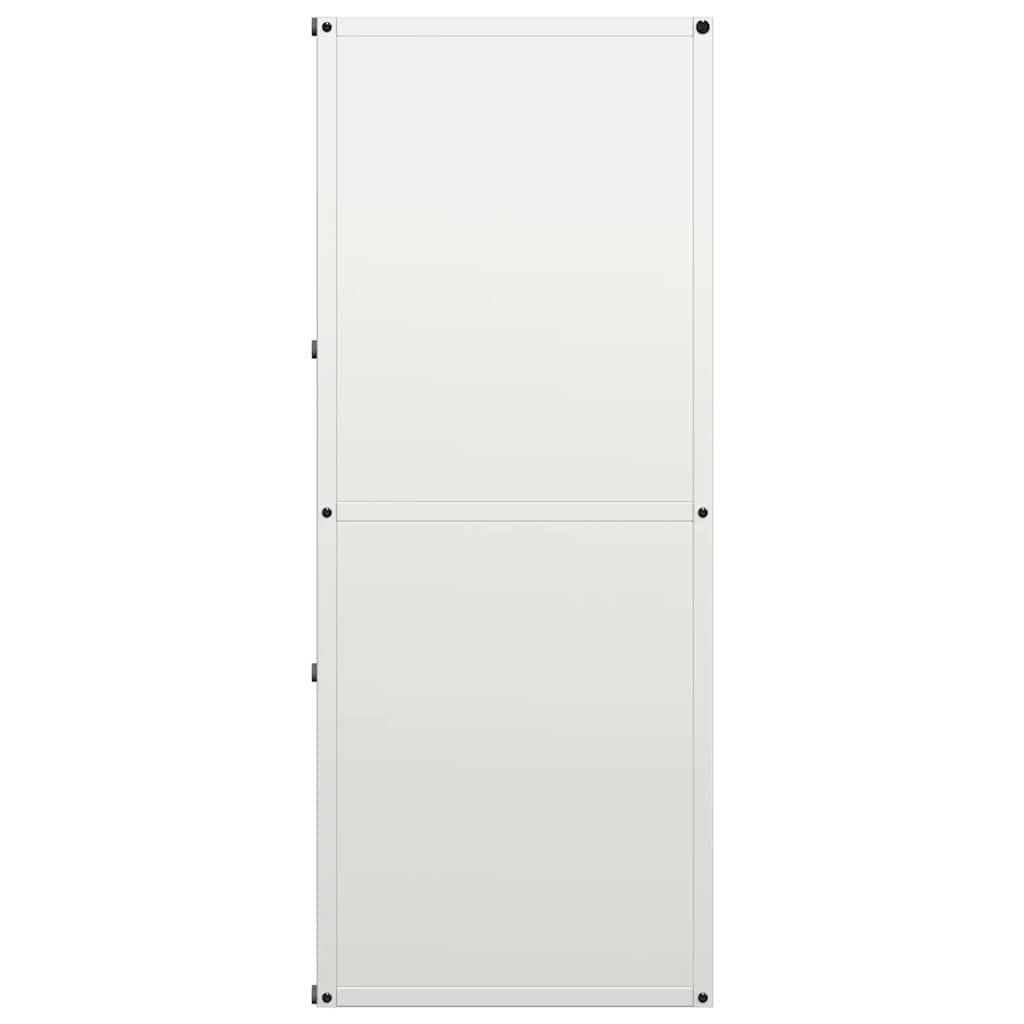 Ράφι Καυσόξυλων Λευκό 40x30x75 εκ. Χάλυβας ψυχρής έλασης - Pakobazaar