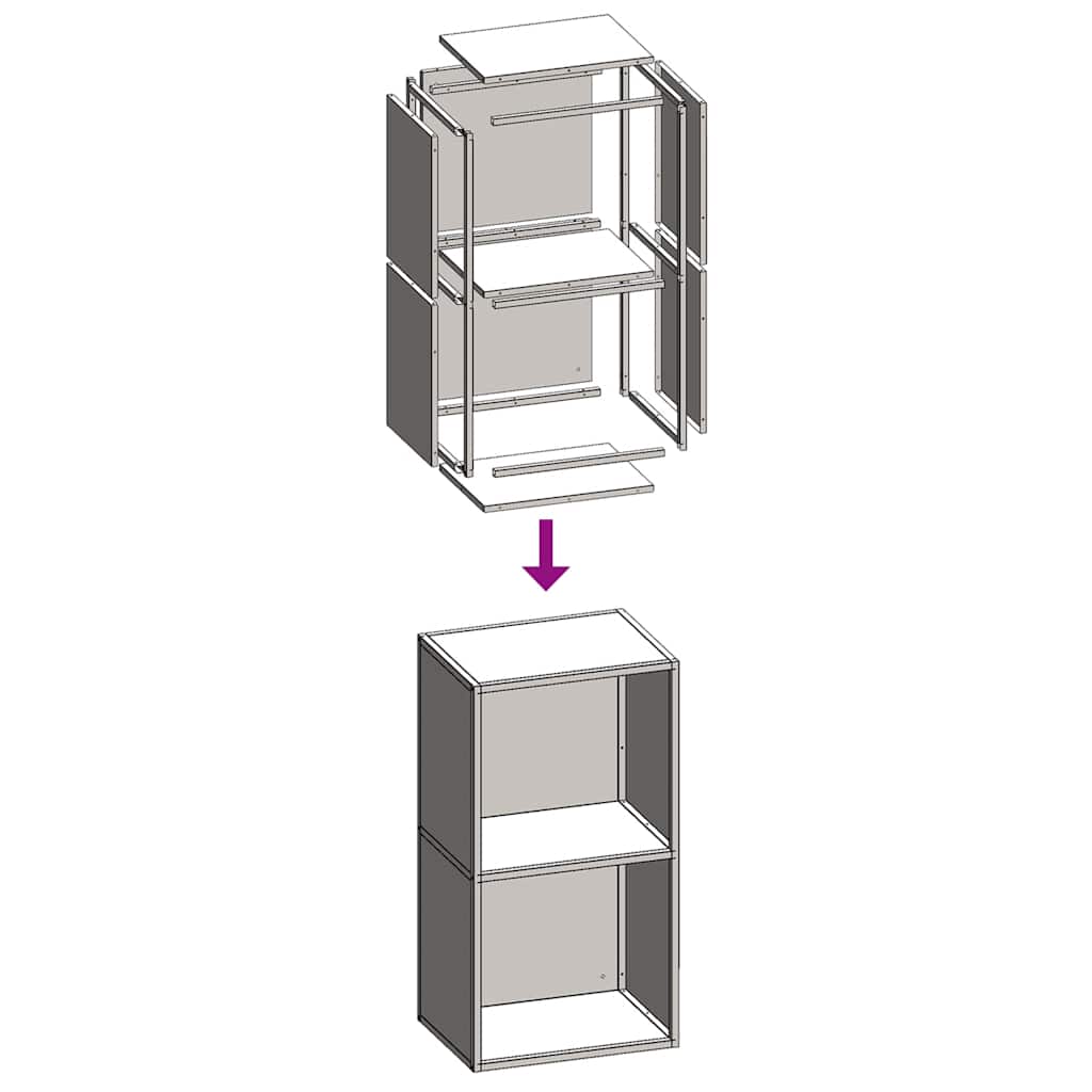 Ράφι Καυσόξυλων Λευκό 40x30x75 εκ. Χάλυβας ψυχρής έλασης - Pakobazaar