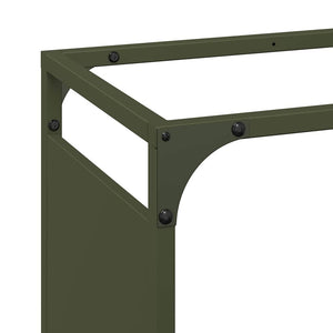 Ράφι για καυσόξυλα Ελαιοπράσινο 60x28x90cm Ατσάλι ψυχρής έλασης - Pakobazaar