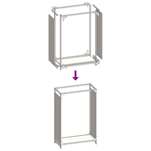Ράφι για καυσόξυλα Ελαιοπράσινο 60x28x90cm Ατσάλι ψυχρής έλασης - Pakobazaar