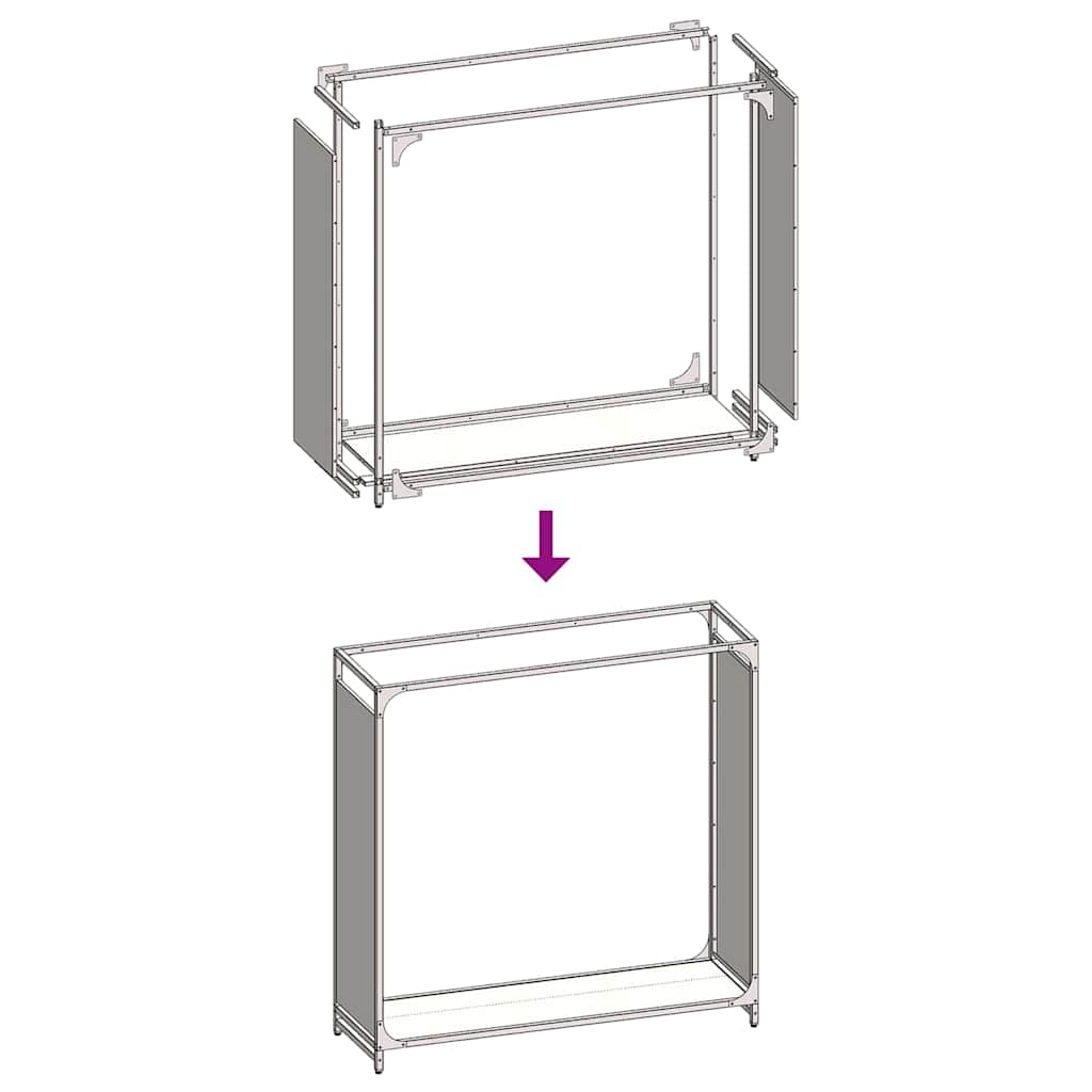 Ράφι για καυσόξυλα Ελαιοπράσινο 90x28x90cm Ατσάλι ψυχρής έλασης