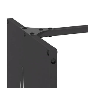 Ράφι Καυσόξυλων Μαύρο 40x30x80 εκ. Χάλυβας ψυχρής έλασης - Pakobazaar