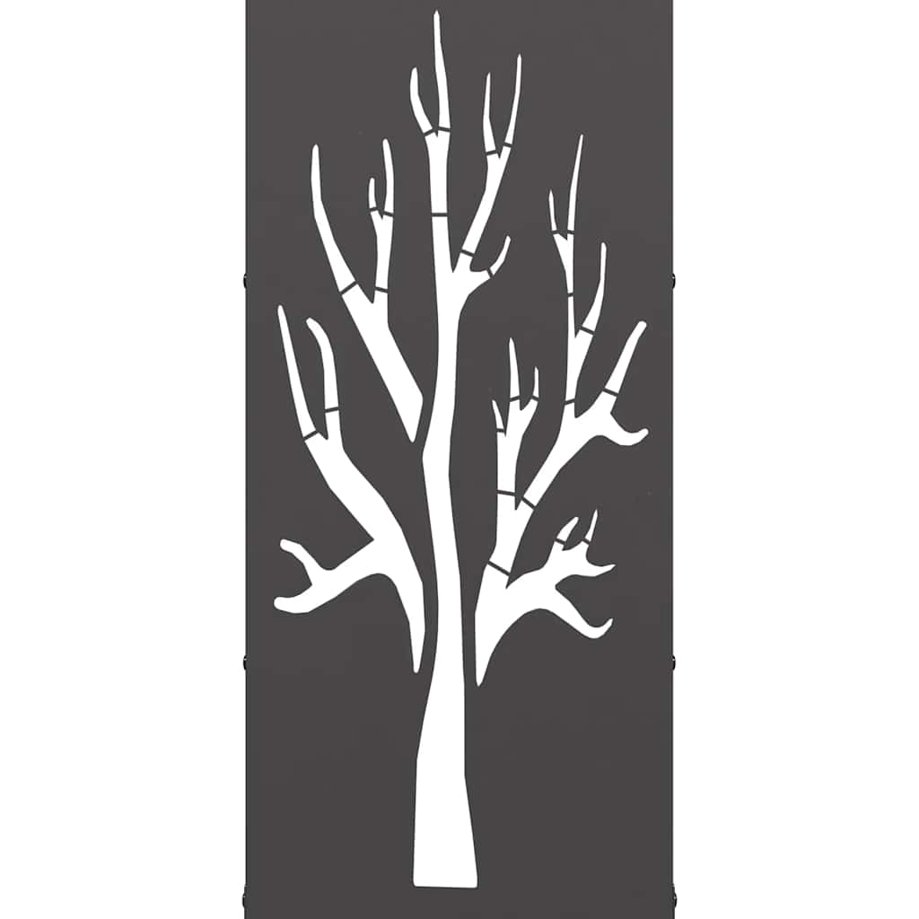 Ράφι Καυσόξυλων Μαύρο 40x30x80 εκ. Χάλυβας ψυχρής έλασης - Pakobazaar