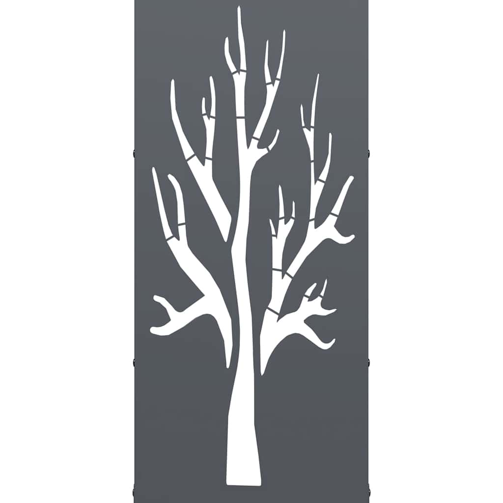 Ράφι Καυσόξυλων Ανθρακί 40x30x80 εκ. Χάλυβας ψυχρής έλασης - Pakobazaar