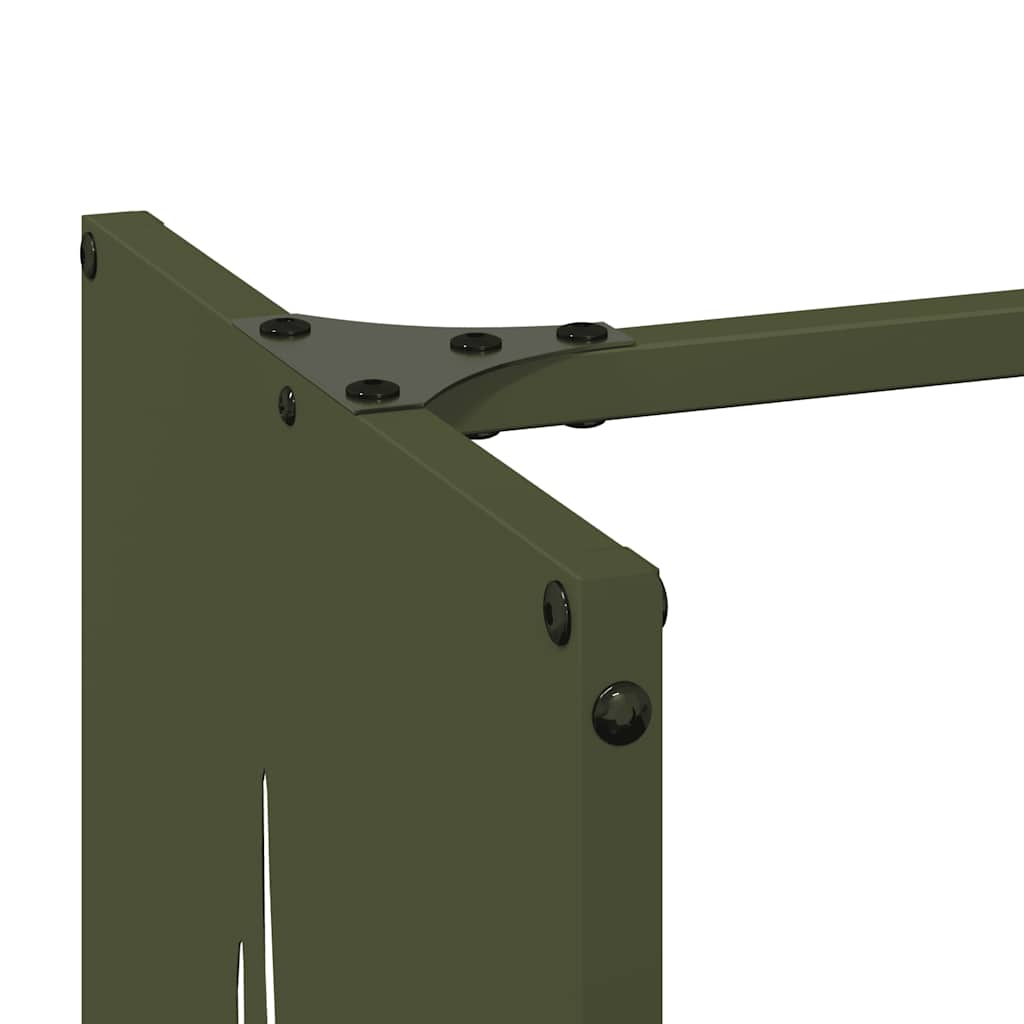 Ράφι Καυσόξυλων 40x30x80 εκ. Χάλυβας ψυχρής έλασης