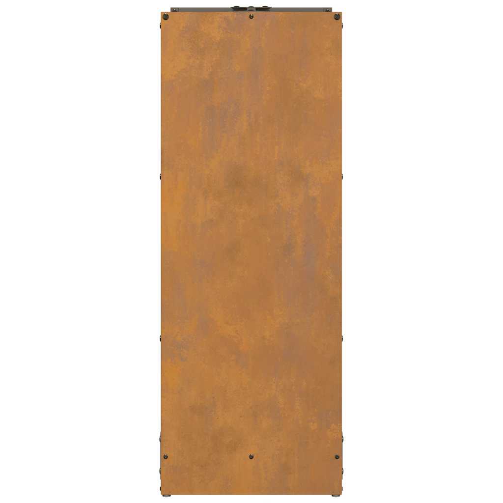 Ράφι για καυσόξυλα  40x30x80 cm Ατσάλι σκληρυθέν στον αέρα - Pakobazaar