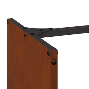Ράφι για καυσόξυλα  40x30x80 cm Ατσάλι σκληρυθέν στον αέρα - Pakobazaar