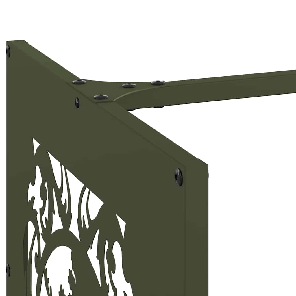 Ράφι Καυσόξυλων 40x40x40 εκ. Χάλυβας ψυχρής έλασης