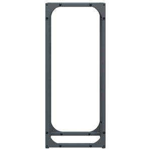 Ράφι για καυσόξυλα Ανθρακί 25x25x60 cm Ατσάλι ψυχρής έλασης - Pakobazaar