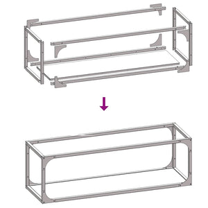 Ράφι για καυσόξυλα Μαύρο 25x25x80 cm Ατσάλι ψυχρής έλασης - Pakobazaar