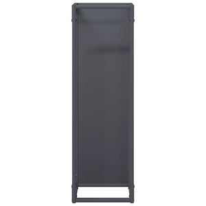 Ράφι για καυσόξυλα Ανθρακί 25x25x80 cm Ατσάλι ψυχρής έλασης - Pakobazaar