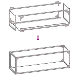 Ράφι για καυσόξυλα Ανθρακί 25x25x80 cm Ατσάλι ψυχρής έλασης - Pakobazaar