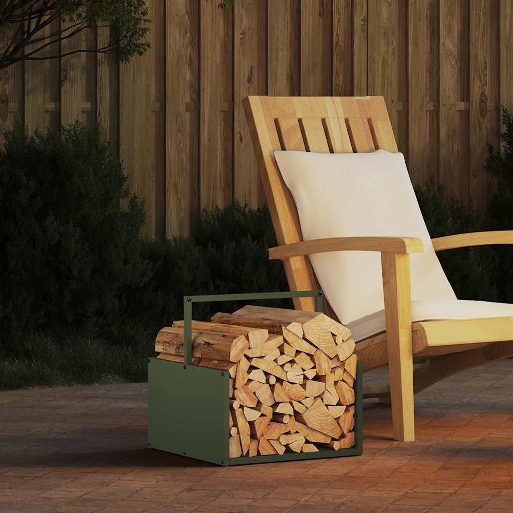 Ράφι Καυσόξυλων 40x40x40 εκ. Χάλυβας ψυχρής έλασης