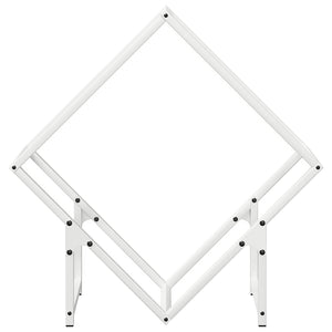 Ράφι για καυσόξυλα Λευκό 60x25x60 cm Ατσάλι ψυχρής έλασης - Pakobazaar