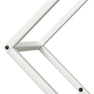 Ράφι για καυσόξυλα Λευκό 60x25x60 cm Ατσάλι ψυχρής έλασης - Pakobazaar