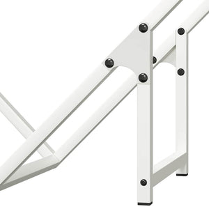 Ράφι για καυσόξυλα Λευκό 60x25x60 cm Ατσάλι ψυχρής έλασης - Pakobazaar