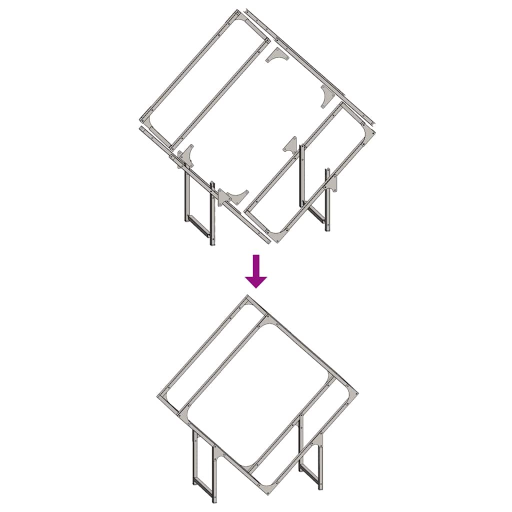 Ράφι για καυσόξυλα Ανθρακί 80x25x80 εκ. Ατσάλι ψυχρής έλασης