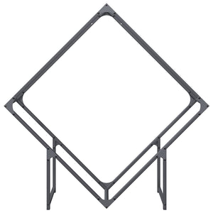 Ράφι για καυσόξυλα Ανθρακί 100x25x100 cm Ατσάλι ψυχρής έλασης - Pakobazaar