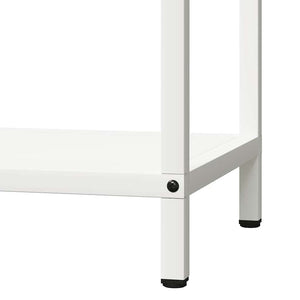 Ράφι για καυσόξυλα Λευκό 40x25x60 εκ. Ατσάλι ψυχρής έλασης