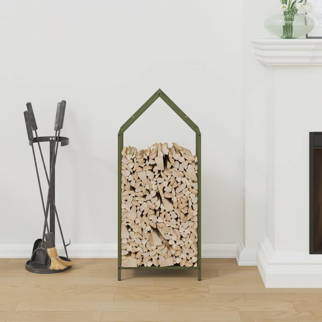 Ράφι για καυσόξυλα 40x25x90 εκ. Ατσάλι ψυχρής έλασης