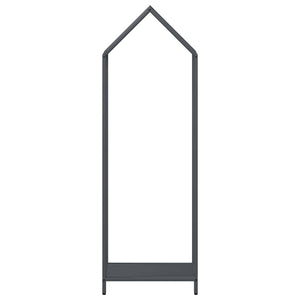 Ράφι για καυσόξυλα Ανθρακί 40x25x120 cm Ατσάλι ψυχρής έλασης