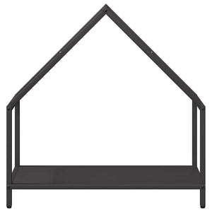 Ράφι για καυσόξυλα Μαύρο 60x25x60 cm Ατσάλι ψυχρής έλασης