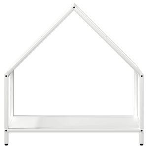 Ράφι για καυσόξυλα Λευκό 60x25x60 cm Ατσάλι ψυχρής έλασης