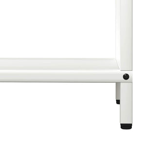 Ράφι για καυσόξυλα Λευκό 60x25x60 cm Ατσάλι ψυχρής έλασης