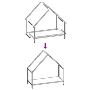Ράφι για καυσόξυλα Λευκό 60x25x60 cm Ατσάλι ψυχρής έλασης