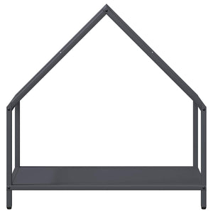 Ράφι για καυσόξυλα Ανθρακί 60x25x60 cm Ατσάλι ψυχρής έλασης