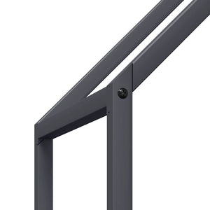 Ράφι για καυσόξυλα Ανθρακί 60x25x60 cm Ατσάλι ψυχρής έλασης