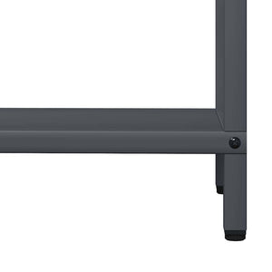 Ράφι για καυσόξυλα Ανθρακί 60x25x60 cm Ατσάλι ψυχρής έλασης