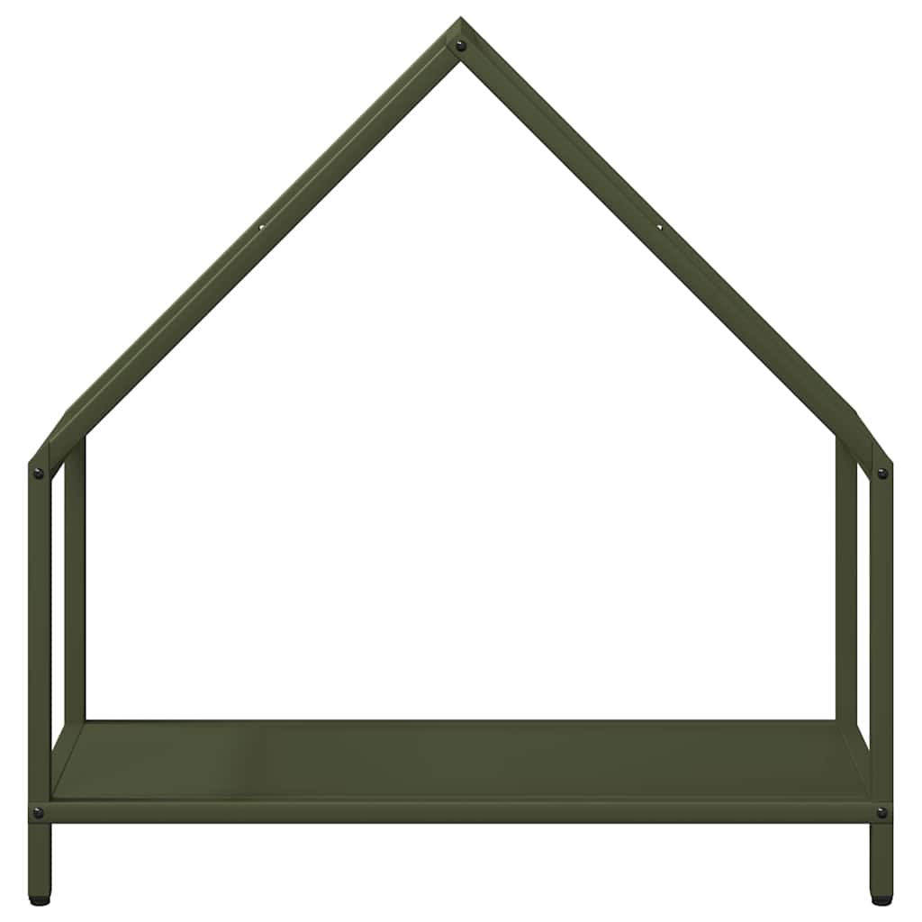 Ράφι για καυσόξυλα Ελαιοπράσινο 60x25x60cm Ατσάλι ψυχρής έλασης