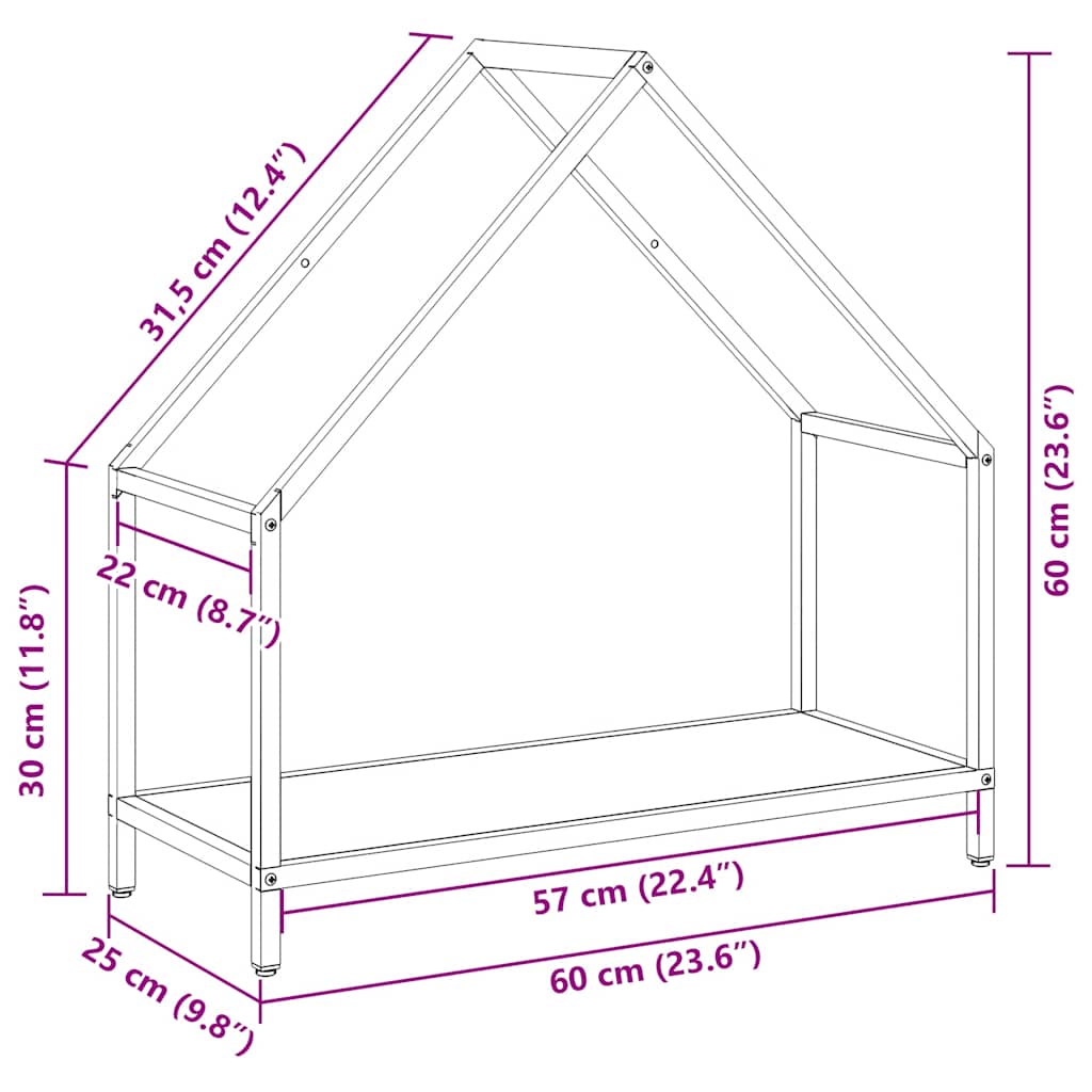 Ράφι για καυσόξυλα Ελαιοπράσινο 60x25x60cm Ατσάλι ψυχρής έλασης