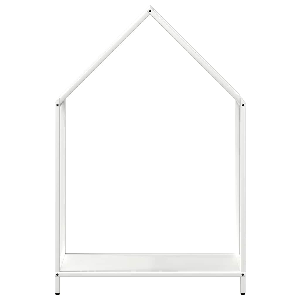 Ράφι για καυσόξυλα Λευκό 60x25x90 εκ. Ατσάλι ψυχρής έλασης