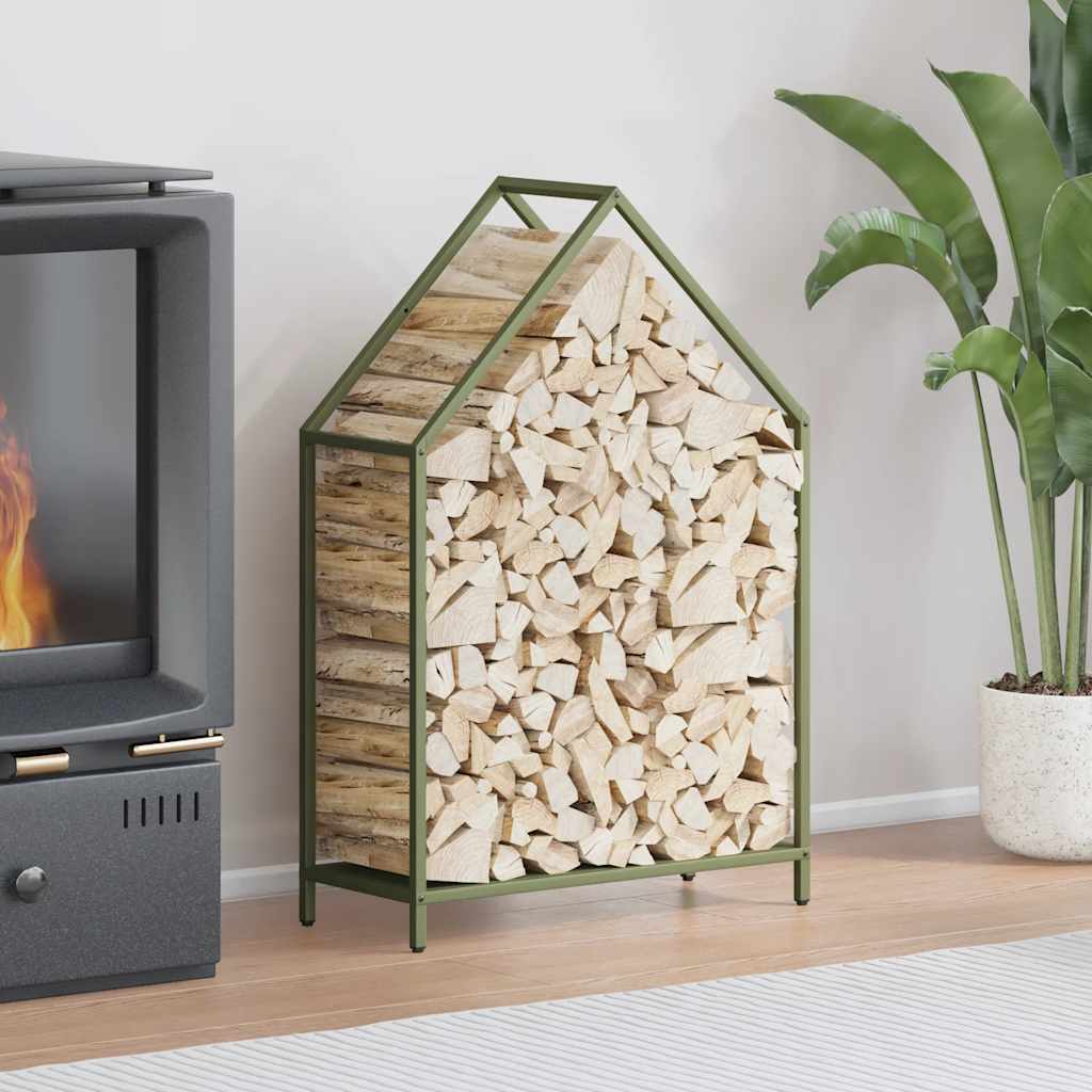 Ράφι για καυσόξυλα 60x25x90 εκ. Ατσάλι ψυχρής έλασης