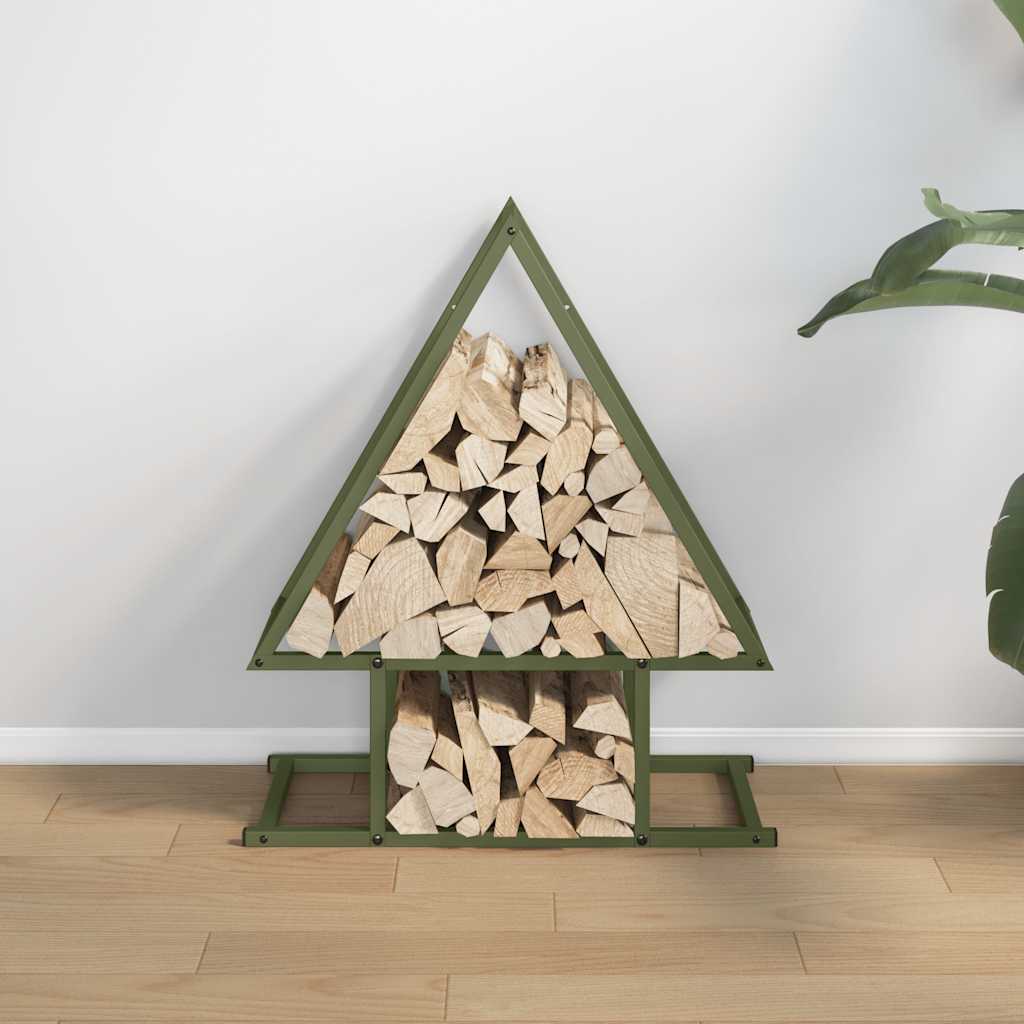 Ράφι για καυσόξυλα 50x25x60 εκ. Ατσάλι ψυχρής έλασης