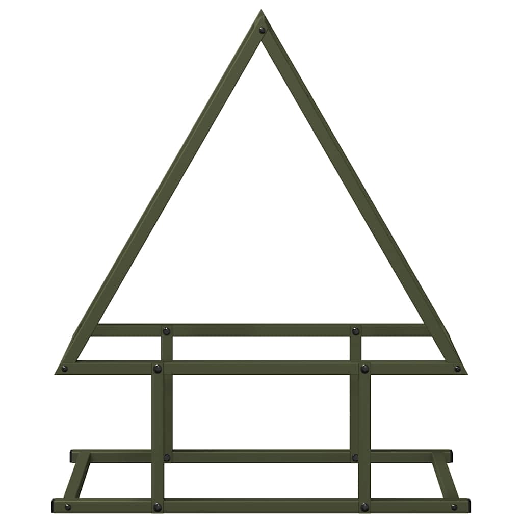 Ράφι για καυσόξυλα 50x25x60 εκ. Ατσάλι ψυχρής έλασης