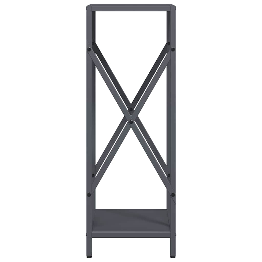 Ράφι για καυσόξυλα Ανθρακί 34x25x70 cm Ατσάλι ψυχρής έλασης