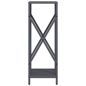 Ράφι για καυσόξυλα Ανθρακί 34x25x70 cm Ατσάλι ψυχρής έλασης