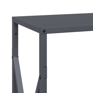 Ράφι για καυσόξυλα Ανθρακί 34x25x70 cm Ατσάλι ψυχρής έλασης