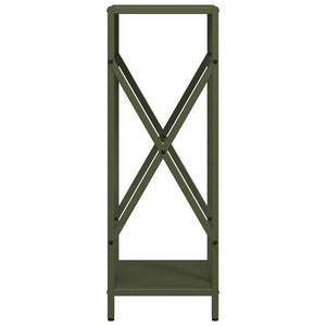 Ράφι για καυσόξυλα Ελαιοπράσινο 34x25x70cm Ατσάλι ψυχρής έλασης - Pakobazaar