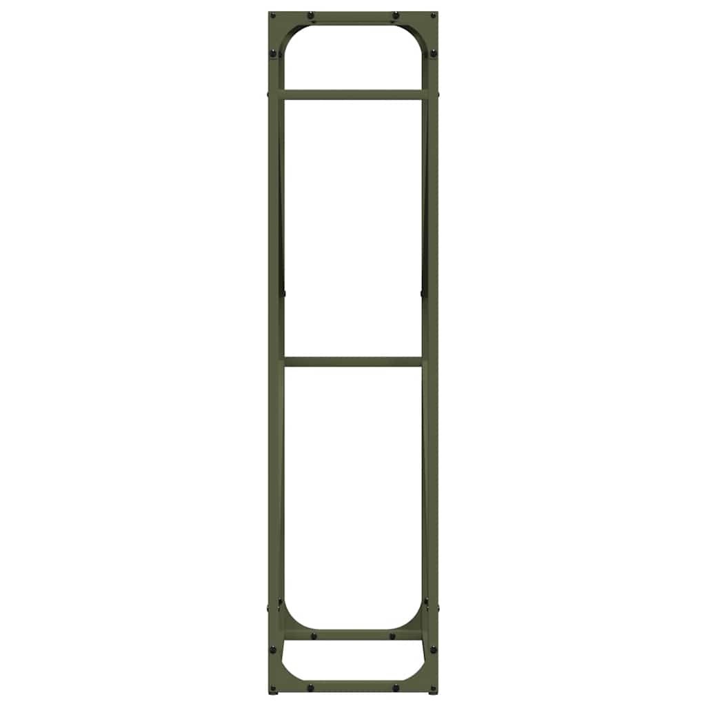 Ράφι για καυσόξυλα 40x25x100 εκ. Ατσάλι ψυχρής έλασης