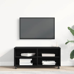 Ντουλάπι TV 90 x 35 x 40.5 εκ Μαύρο Επεξεργασμένο ξύλο