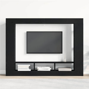 Ντουλάπι TV Μαύρη δρυς 152 x 22 x 113 εκ. Επεξεργασμένο ξύλο - Pakobazaar