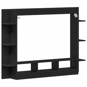 Ντουλάπι TV Μαύρη δρυς 152 x 22 x 113 εκ. Επεξεργασμένο ξύλο - Pakobazaar