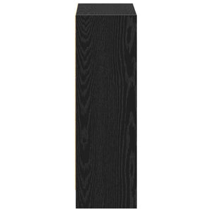 Βιβλιοθήκη 60 x 24 x 76 cm Επεξεργασμένο Ξύλο Μαύρη Οξυά