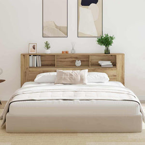 Κρεβάτι με Κεφαλάρι Artisan Oak Επεξεργασμένο Ξύλο