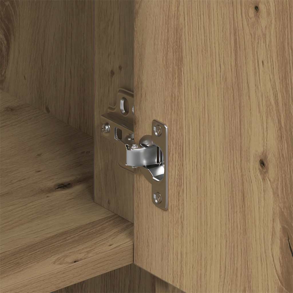Ντουλάπα Τοίχου με ράφι Επιτοίχιο artisan δρυς 80 x 33 x 80 εκ. - Pakobazaar